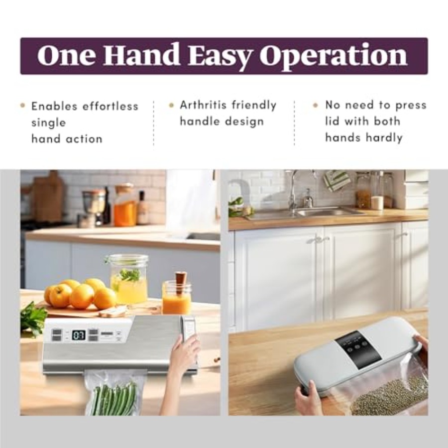 Vacuum Sealer Machine 95kPa 14 - Food Storage Vacuum Sealer Machine avis et prix