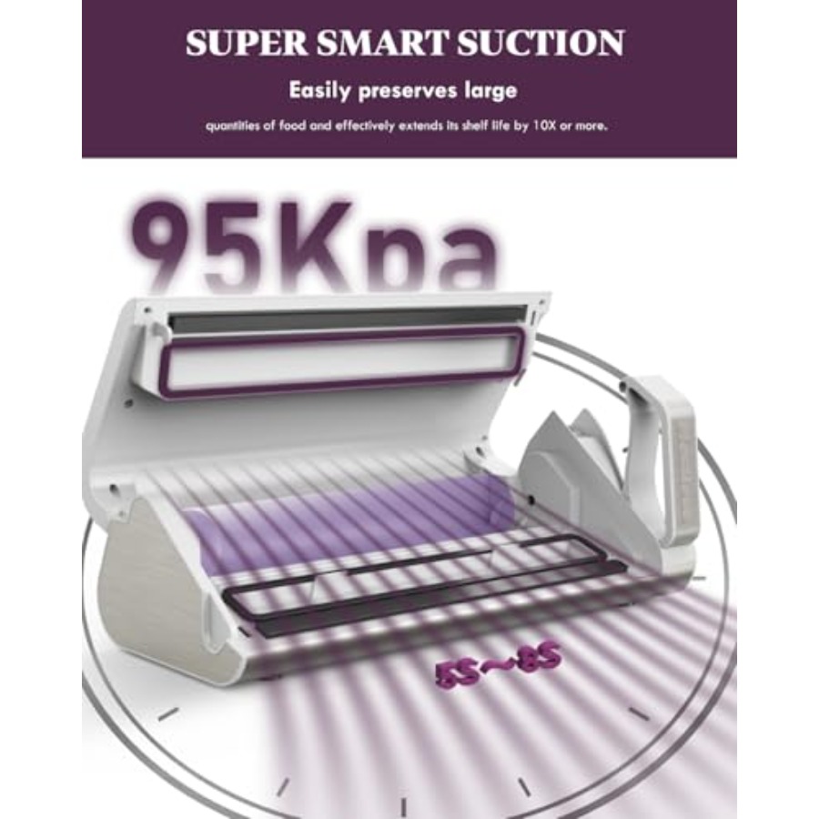 Vacuum Sealer Machine 95kPa 14 - Food Storage Vacuum Sealer Machine avis et prix