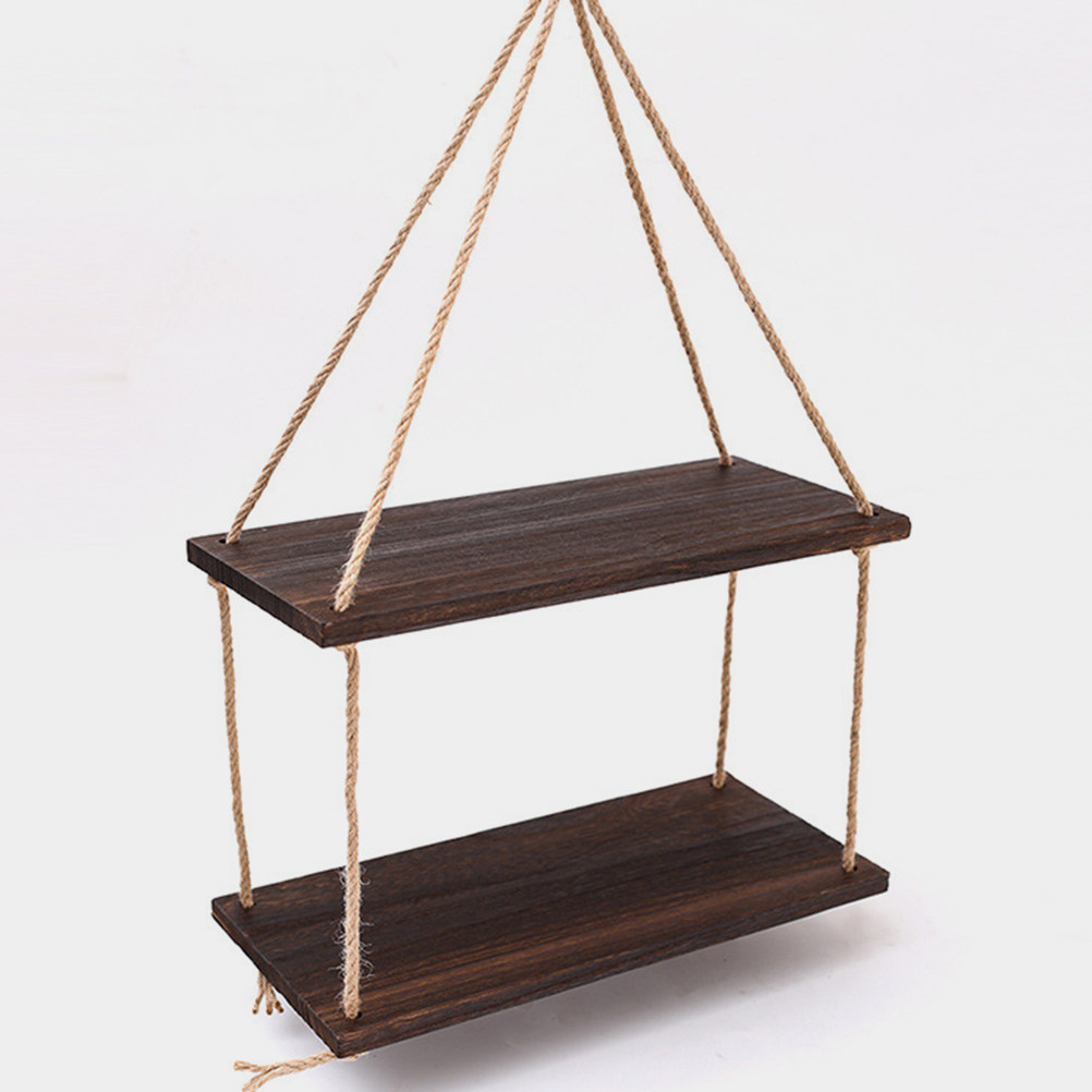 1Set Black Wooden Wall Hanging - Food Storage Yellow avis et prix