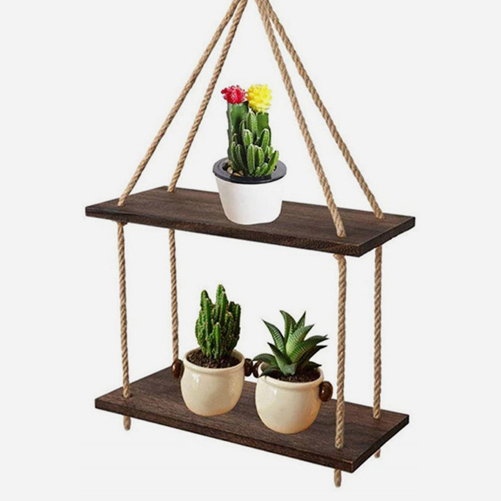 1Set Black Wooden Wall Hanging - Food Storage Yellow avis et prix