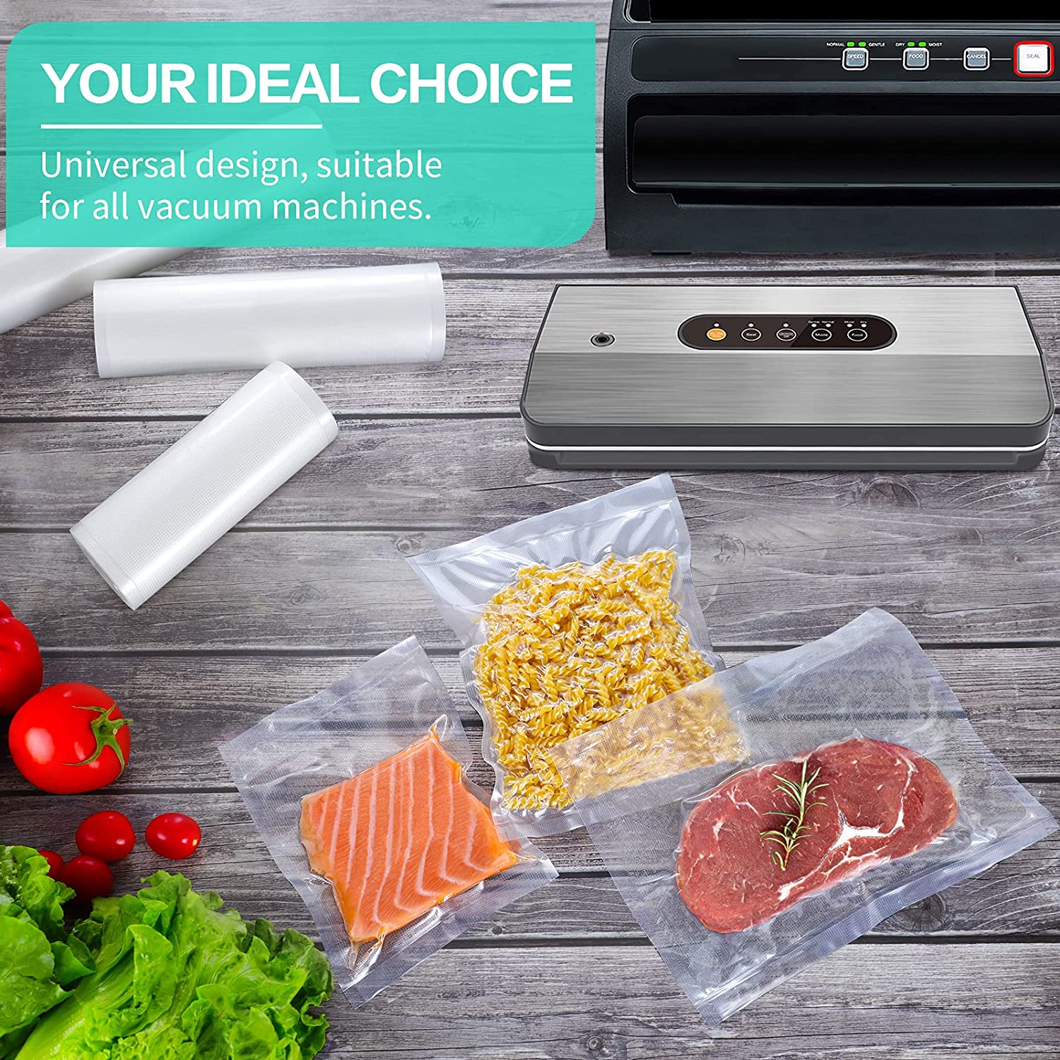Kitchen Bags For Vacuum Food V - Vacuum Sealer Bag avis et prix