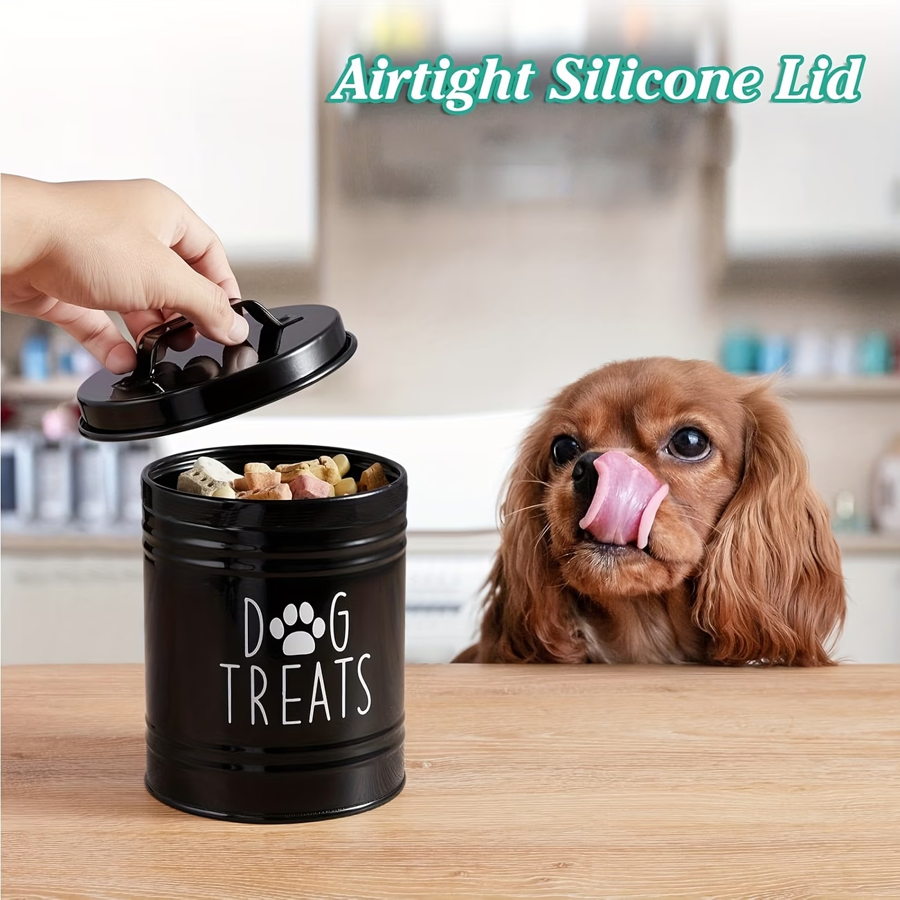 Farmhouse Style Dog Treat Jar, - Food Storage Handling avis et prix