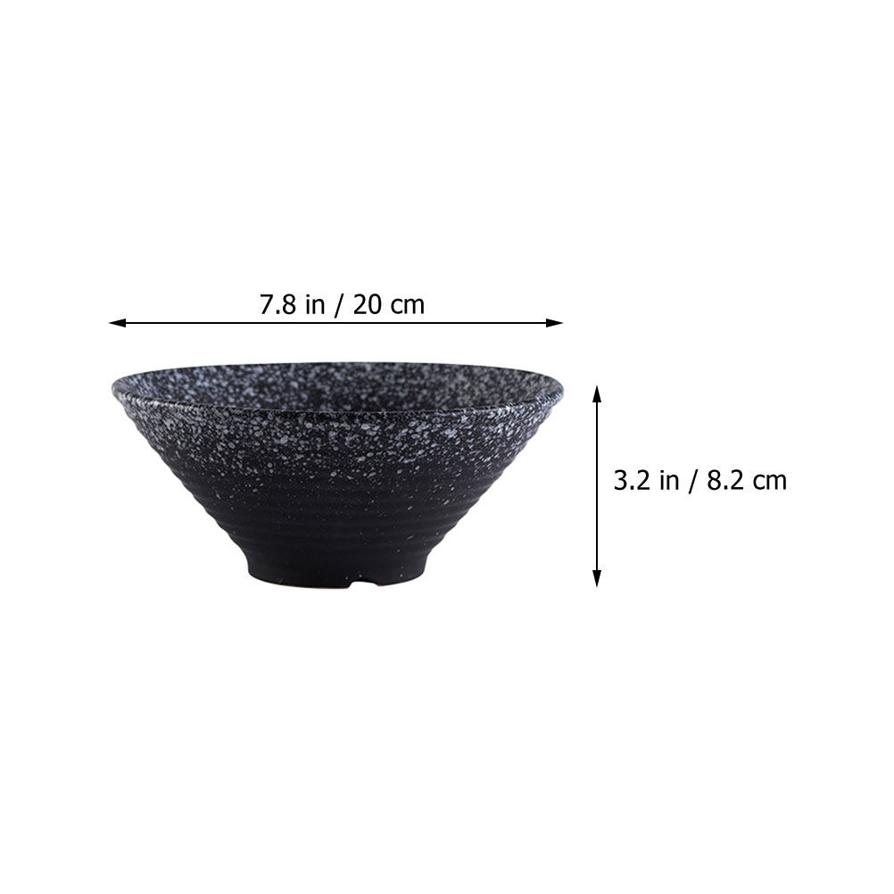 1Pcs Ceramic Ramen Bowl Black  - Food Storage In Restaurant avis et prix