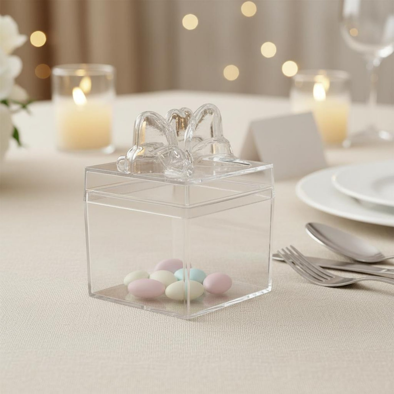 Clear Plastic Candy Box with R - Food Storage Usa avis et prix
