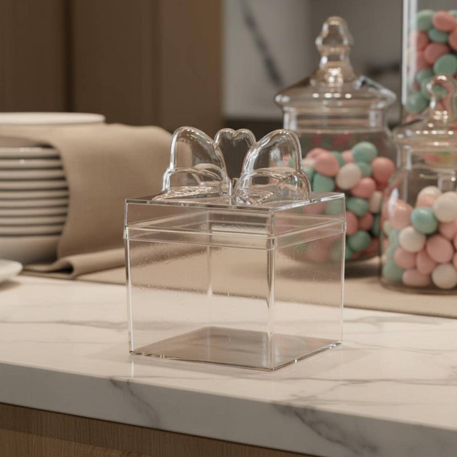 Clear Plastic Candy Box with R - Food Storage Usa avis et prix
