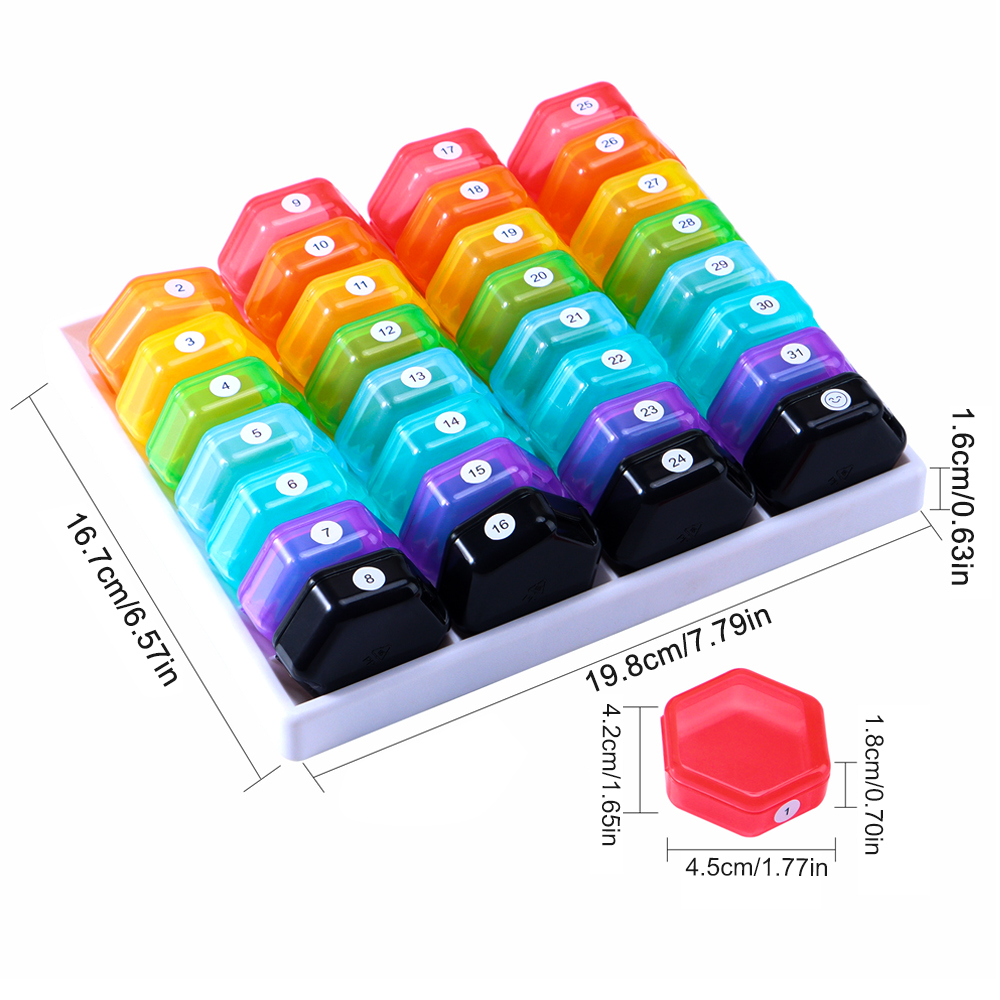 31 Day Monthly Pill Organizer  - Food Storage Vault avis et prix