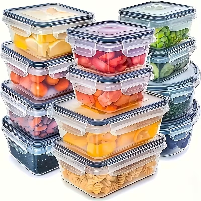 4-Piece Clear Food Storage Con - Food Storage With Colander avis et prix
