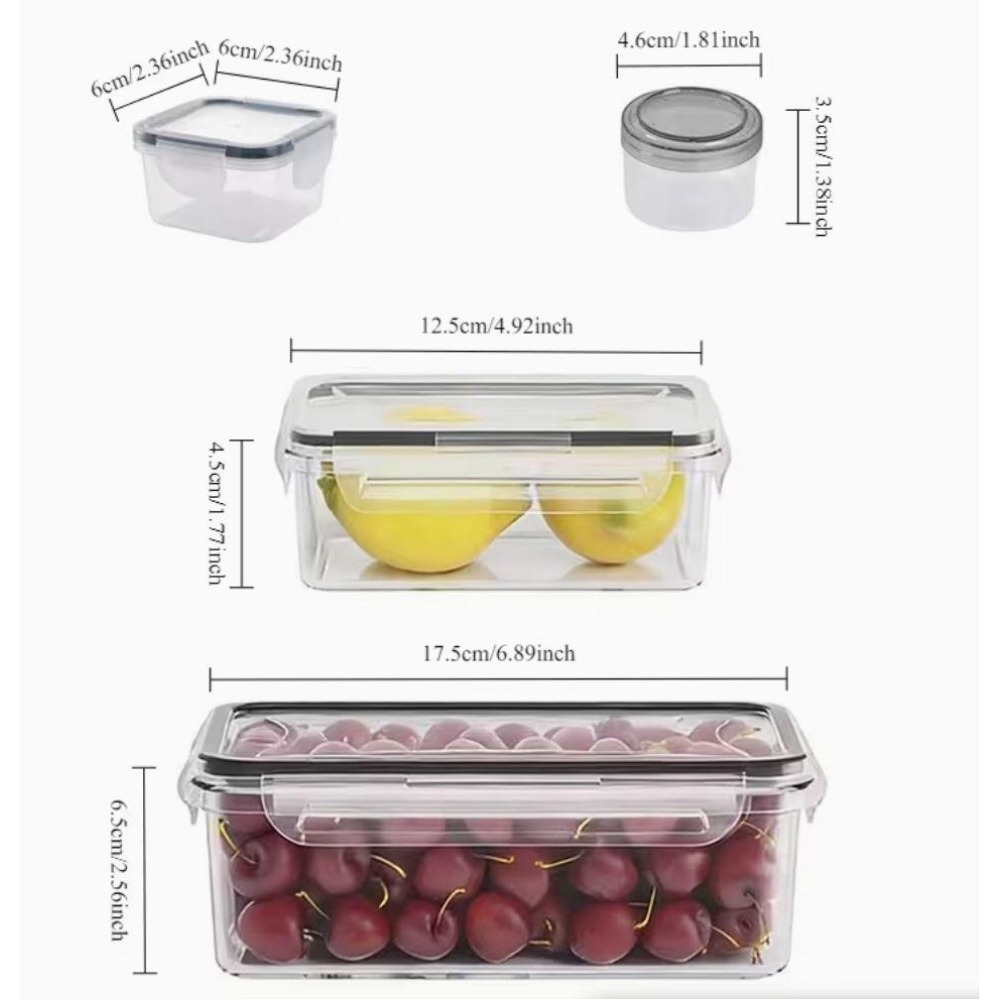 4-Piece Clear Food Storage Con - Food Storage With Colander avis et prix