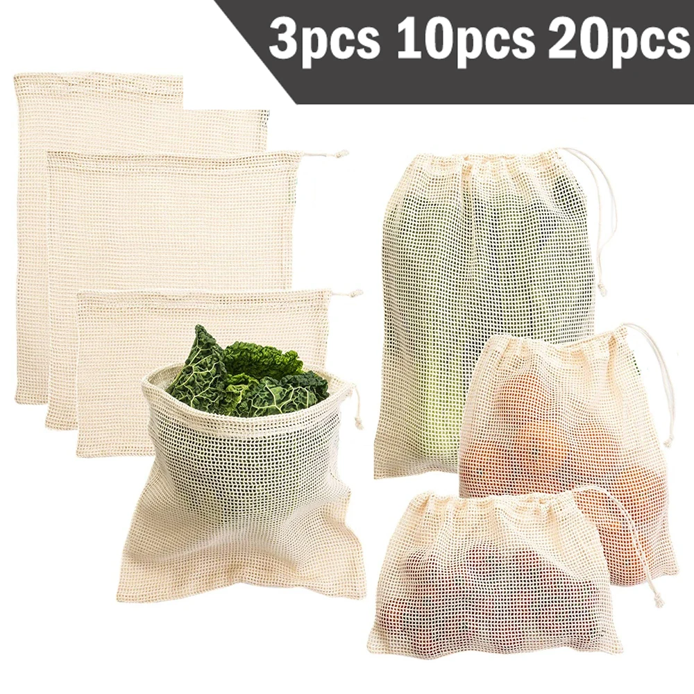 3 6 10pcs Reusable Produce Bag - Produce Bag Reusable Mesh avis et prix