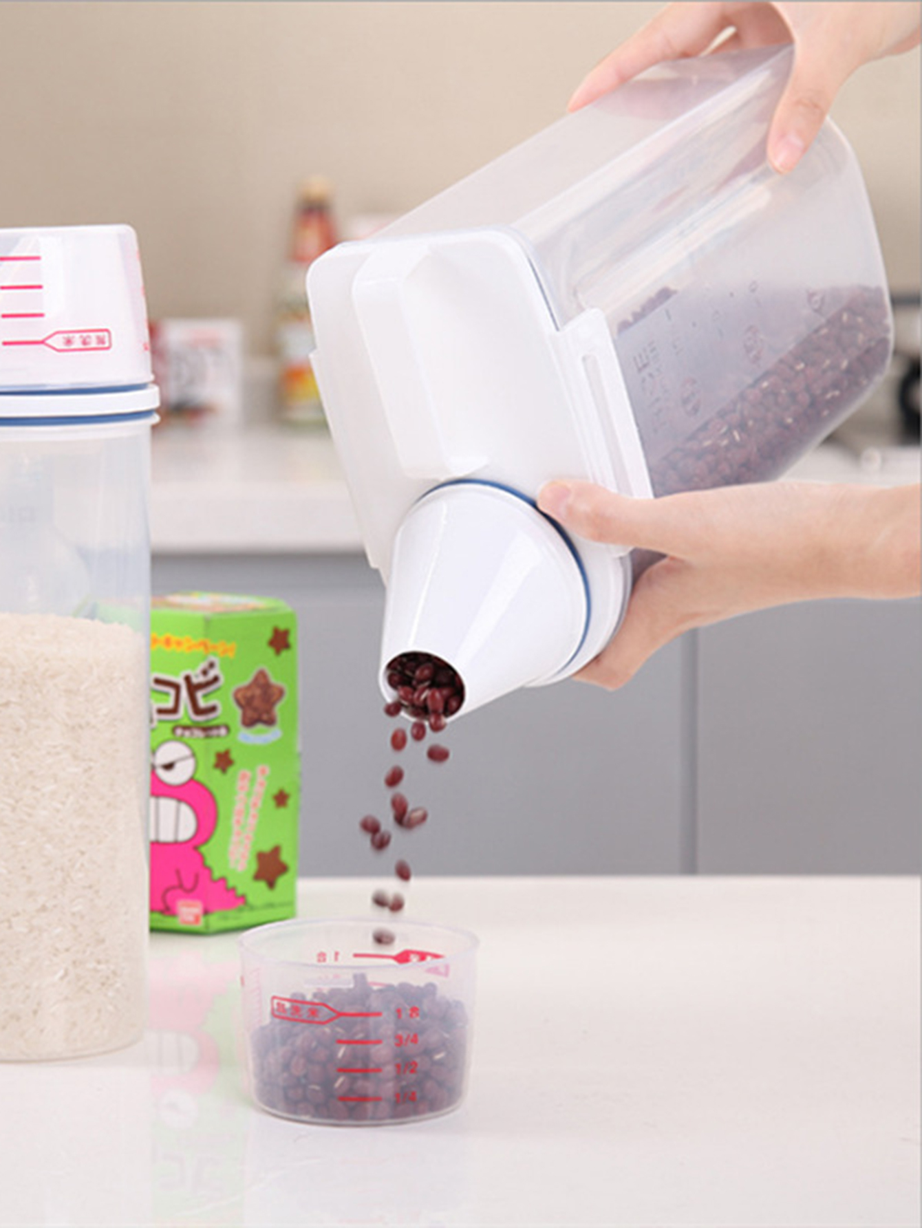 Large Capacity Plastic Rice Bu - Xxl Food Storage Container avis et prix