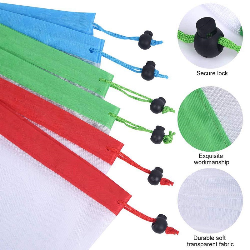 3 Sizes Reusable Mesh Produce  - Produce Bag Reusable Mesh avis et prix