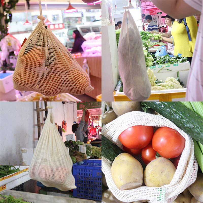 Reusable Cotton Mesh Produce B - Produce Bag Reusable Mesh avis et prix