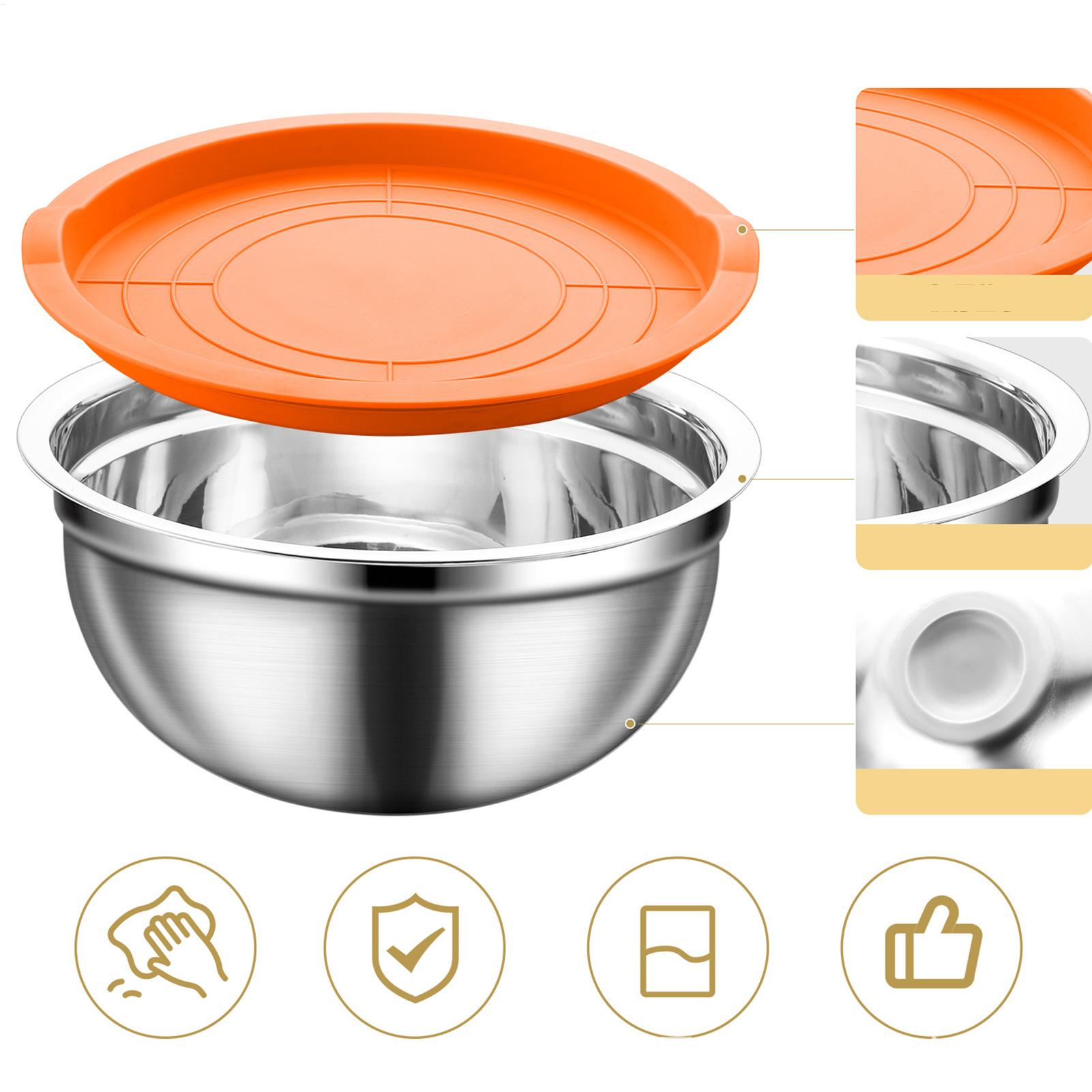 Steel Mixing Bowls Nesting Rou - Food Storage Bowls avis et prix