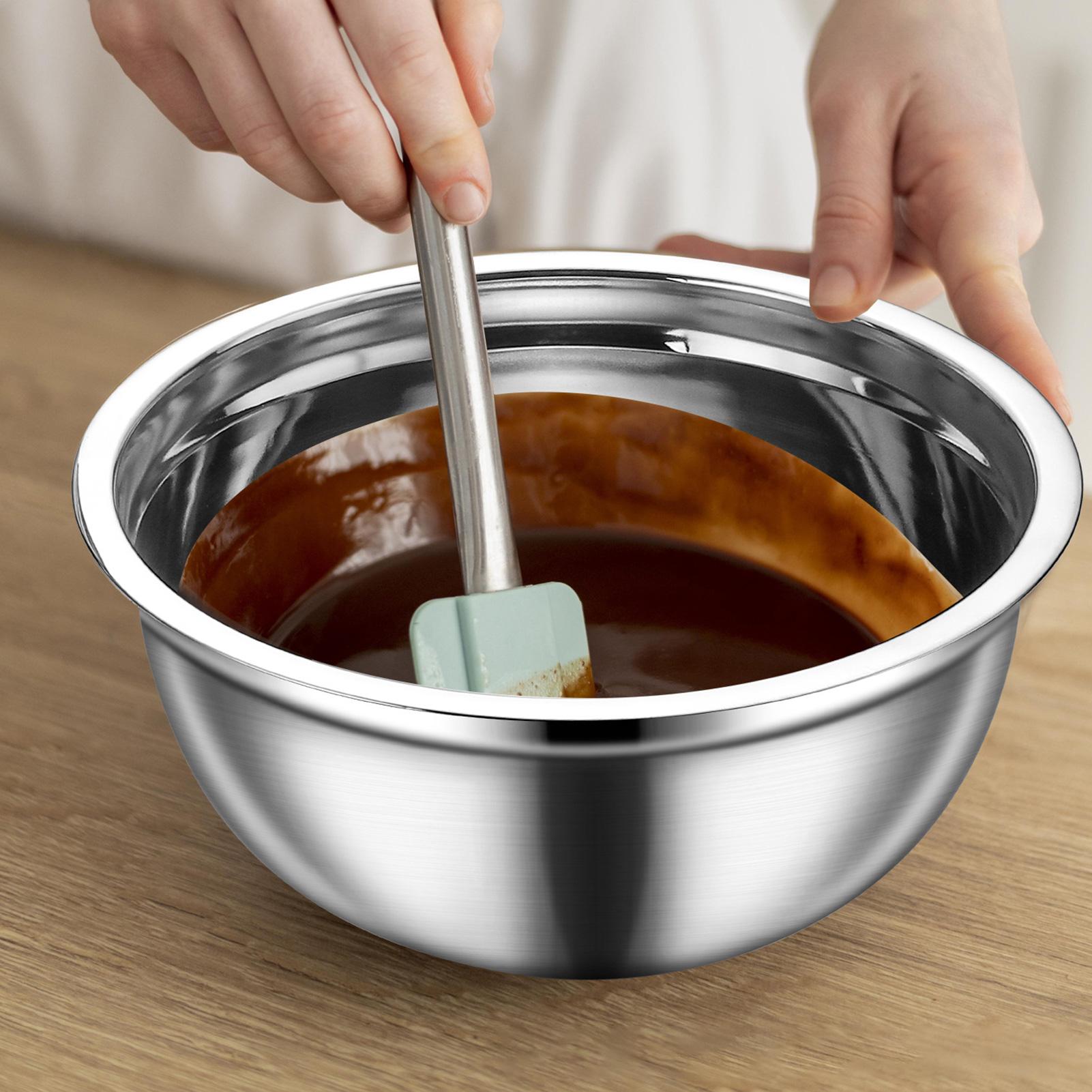 Steel Mixing Bowls Nesting Rou - Food Storage Bowls avis et prix
