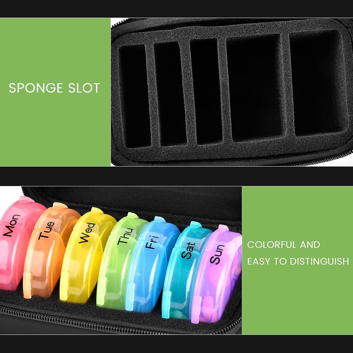 Weekly Pill Organizer 3 Times  - Xxl Food Storage Container avis et prix