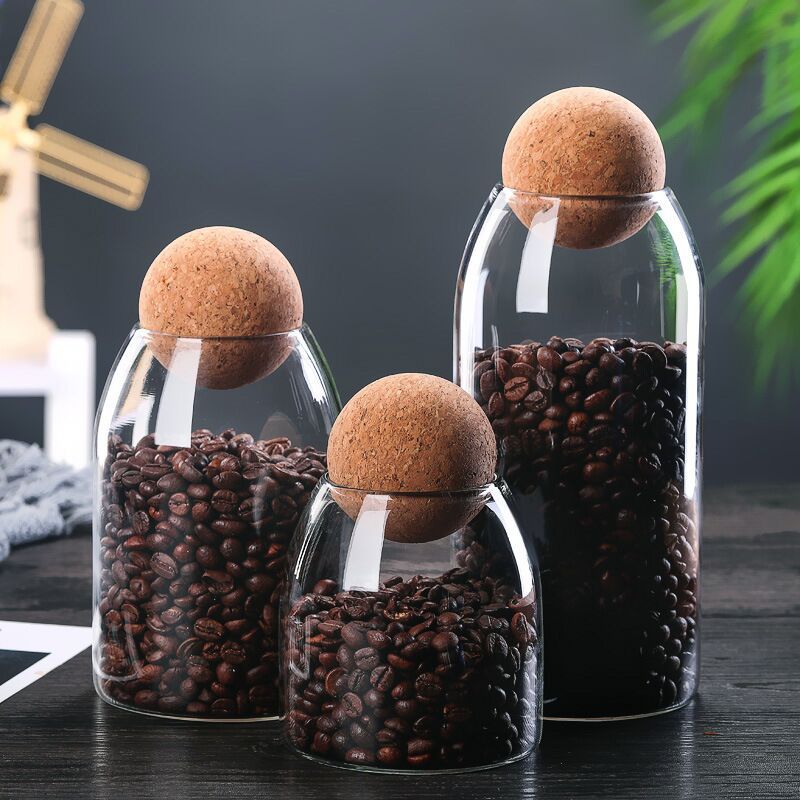 Clear Practical Wood Cork Glas - Food Storage Practices avis et prix