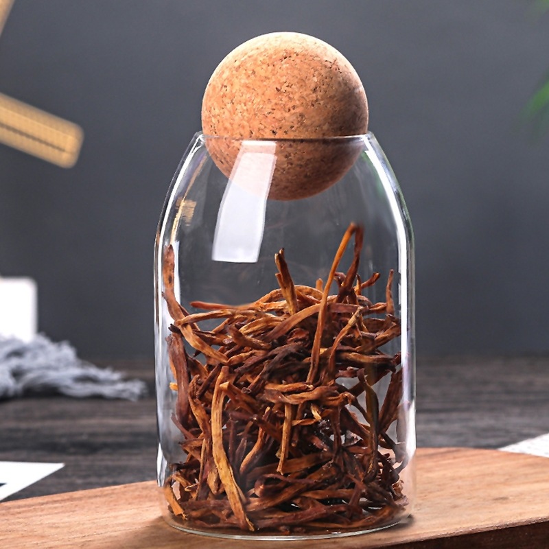 Clear Practical Wood Cork Glas - Food Storage Practices avis et prix