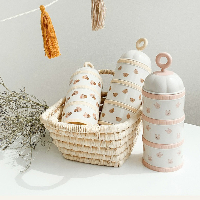 Cute Bear Milk Powder Box Baby - Portion Control Container avis et prix