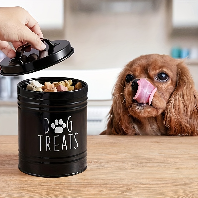 Metal Dog Treat Container Dog  - Food Storage Pet avis et prix