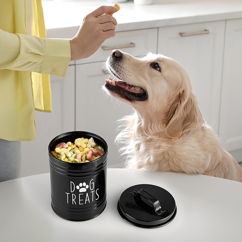 Metal Dog Treat Container Dog  - Food Storage Pet avis et prix
