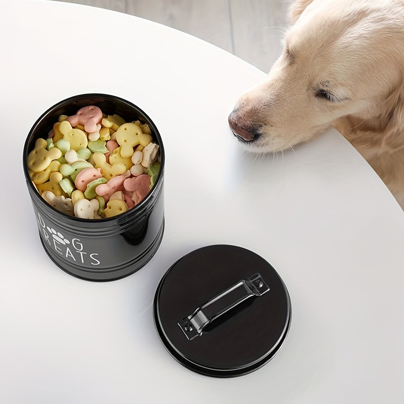 Metal Dog Treat Container Dog  - Food Storage Pet avis et prix