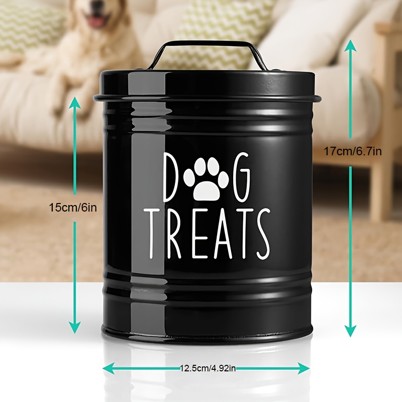 Metal Dog Treat Container Dog  - Food Storage Pet avis et prix