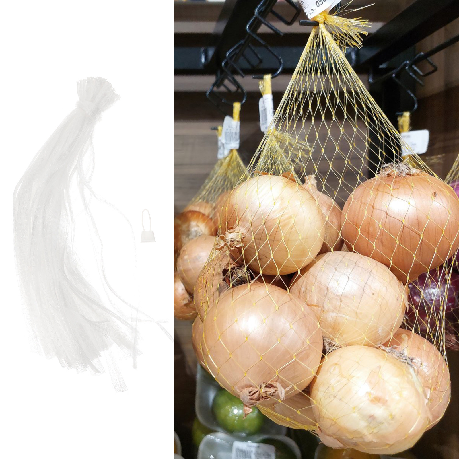 100Pcs Fruit Vegetables Packag - Produce Bag Reusable Mesh avis et prix