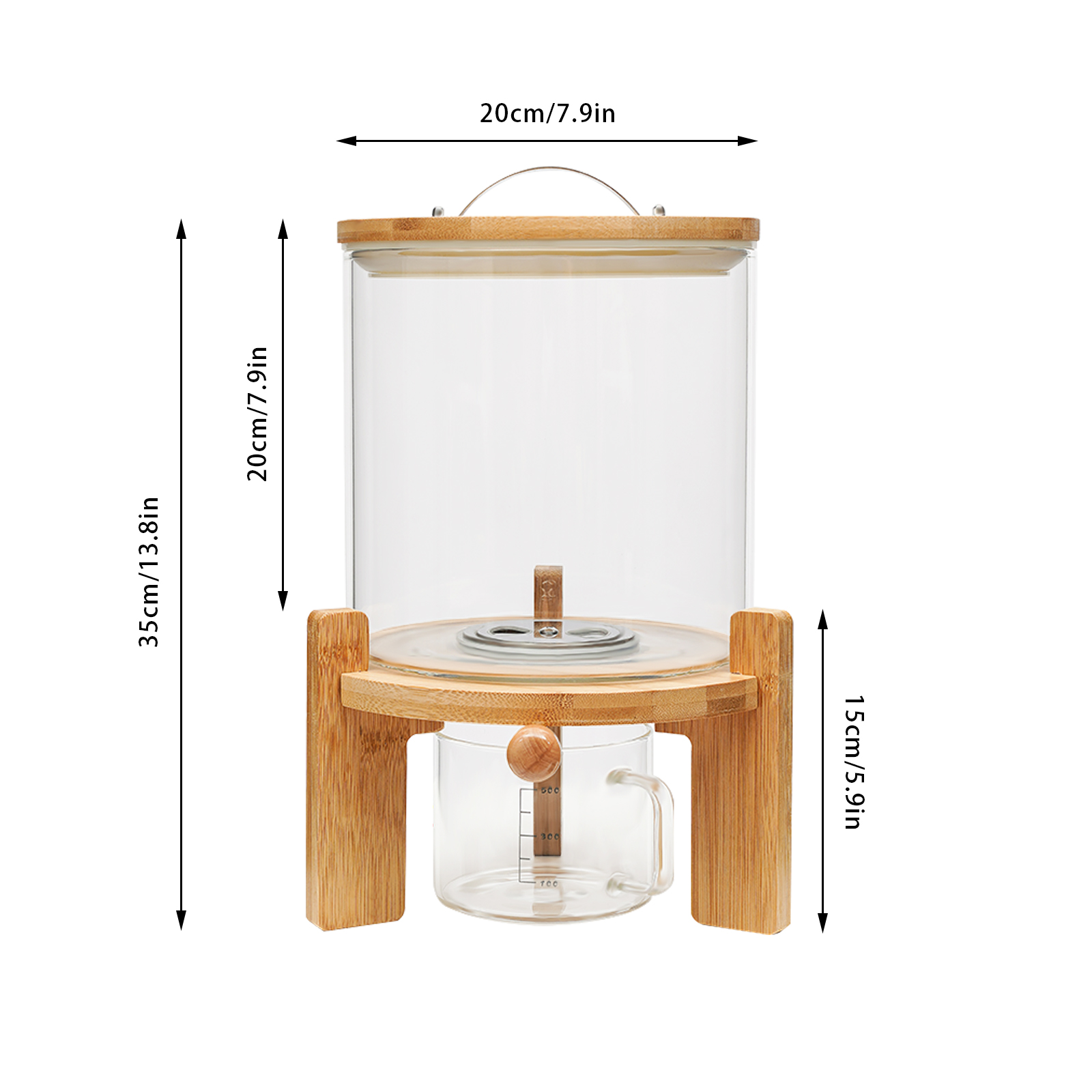 NEW 5L Rice Dispenser Grain Co - Portion Control Container avis et prix