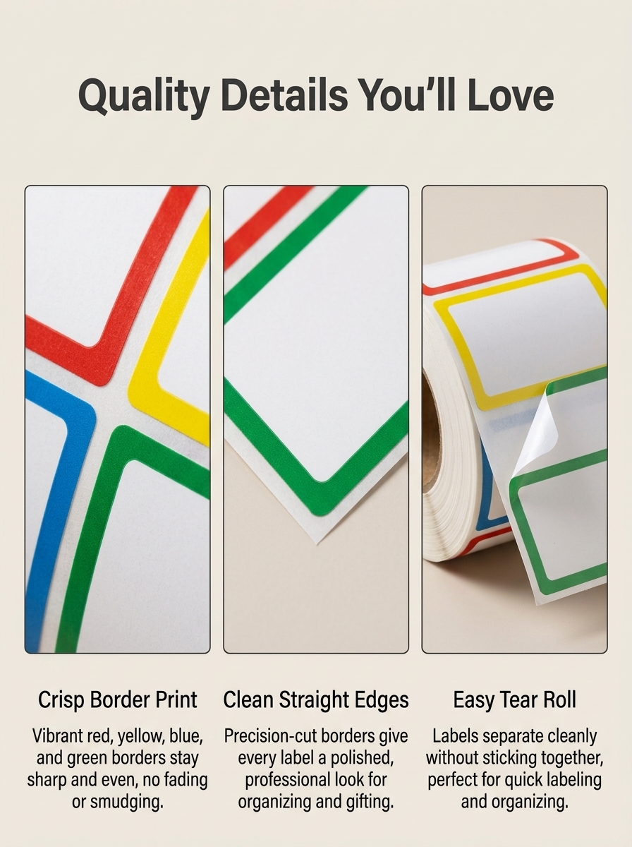 250Pcs/Roll Name Storage Books - Food Storage Labels avis et prix