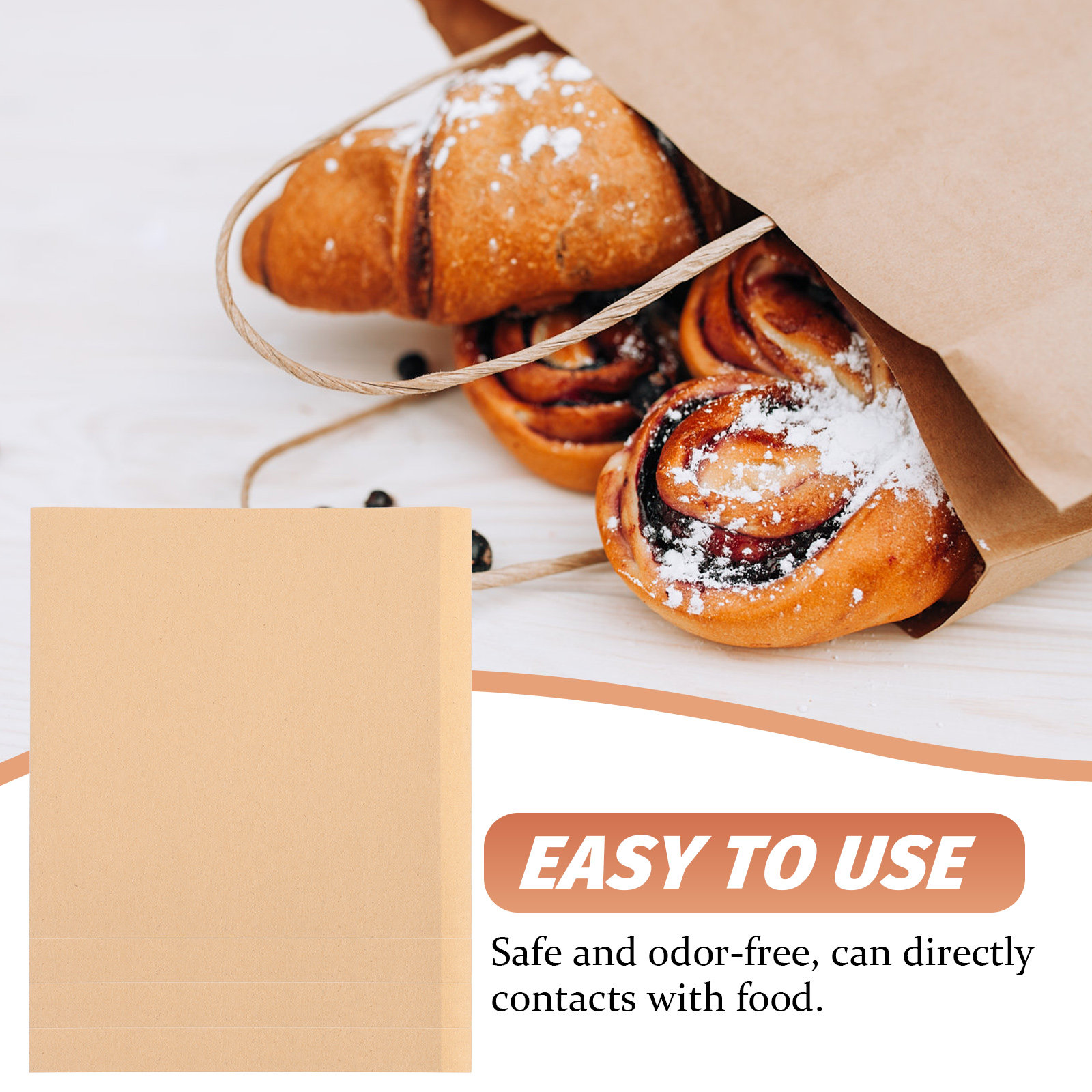 200Pcs Premium Food Safe Kraft - Food Storage Safe avis et prix