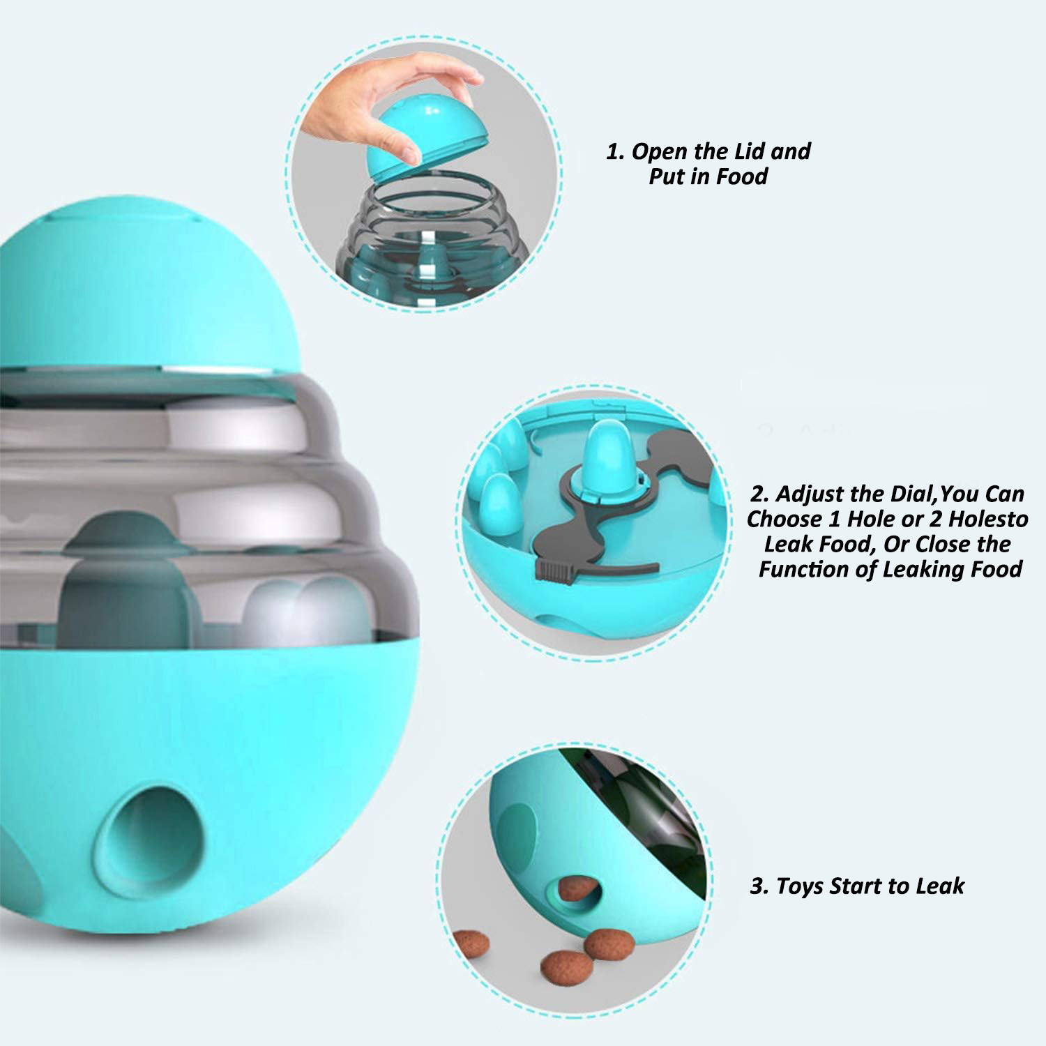 Dog Interactive Food Dispenser - Portion Control Container avis et prix