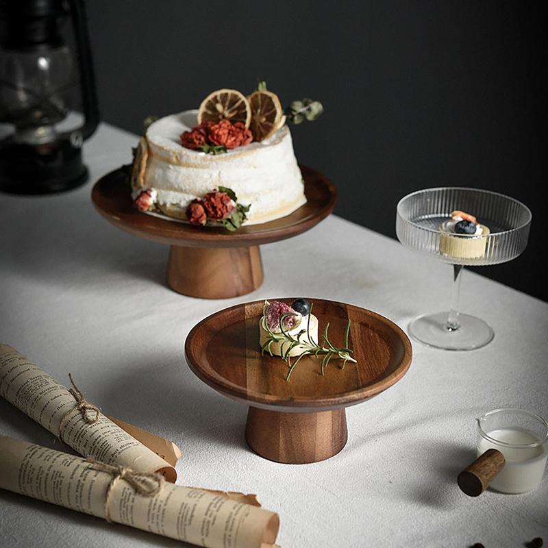Wooden Cake Plate Footed Refre - Food Storage Practices avis et prix