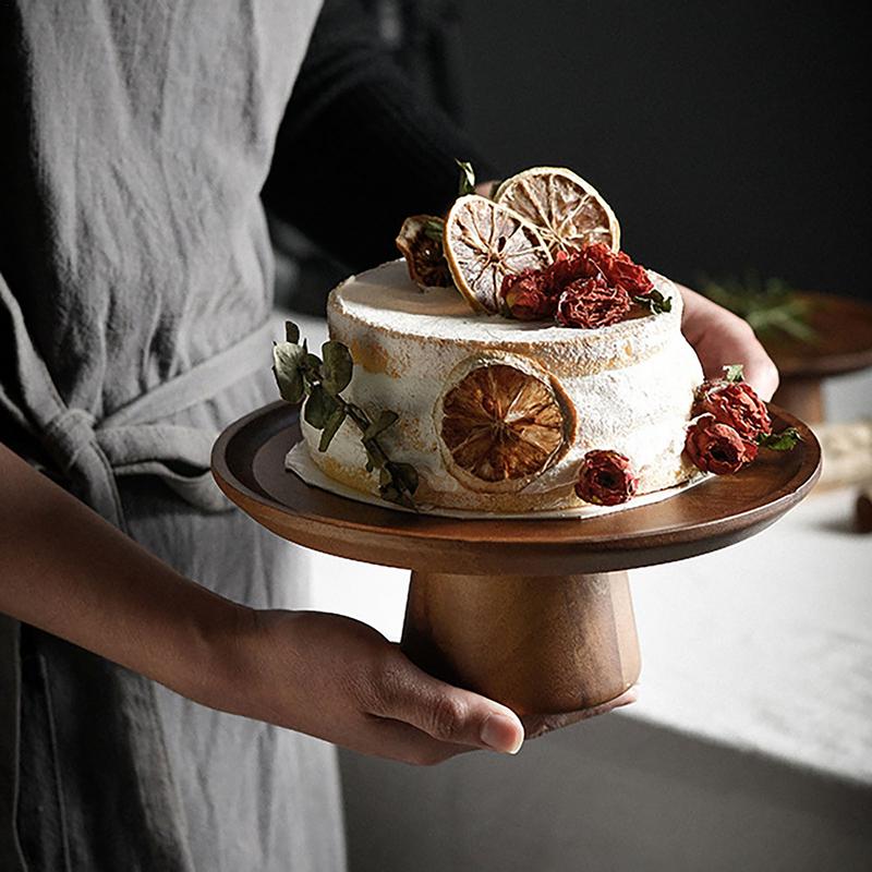 Wooden Cake Plate Footed Refre - Food Storage Practices avis et prix
