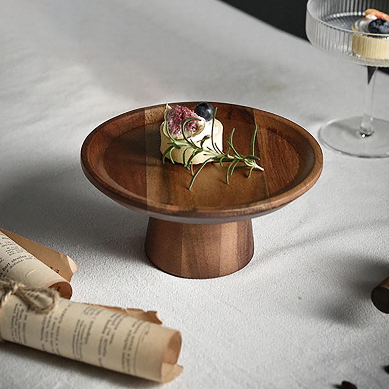 Wooden Cake Plate Footed Refre - Food Storage Practices avis et prix