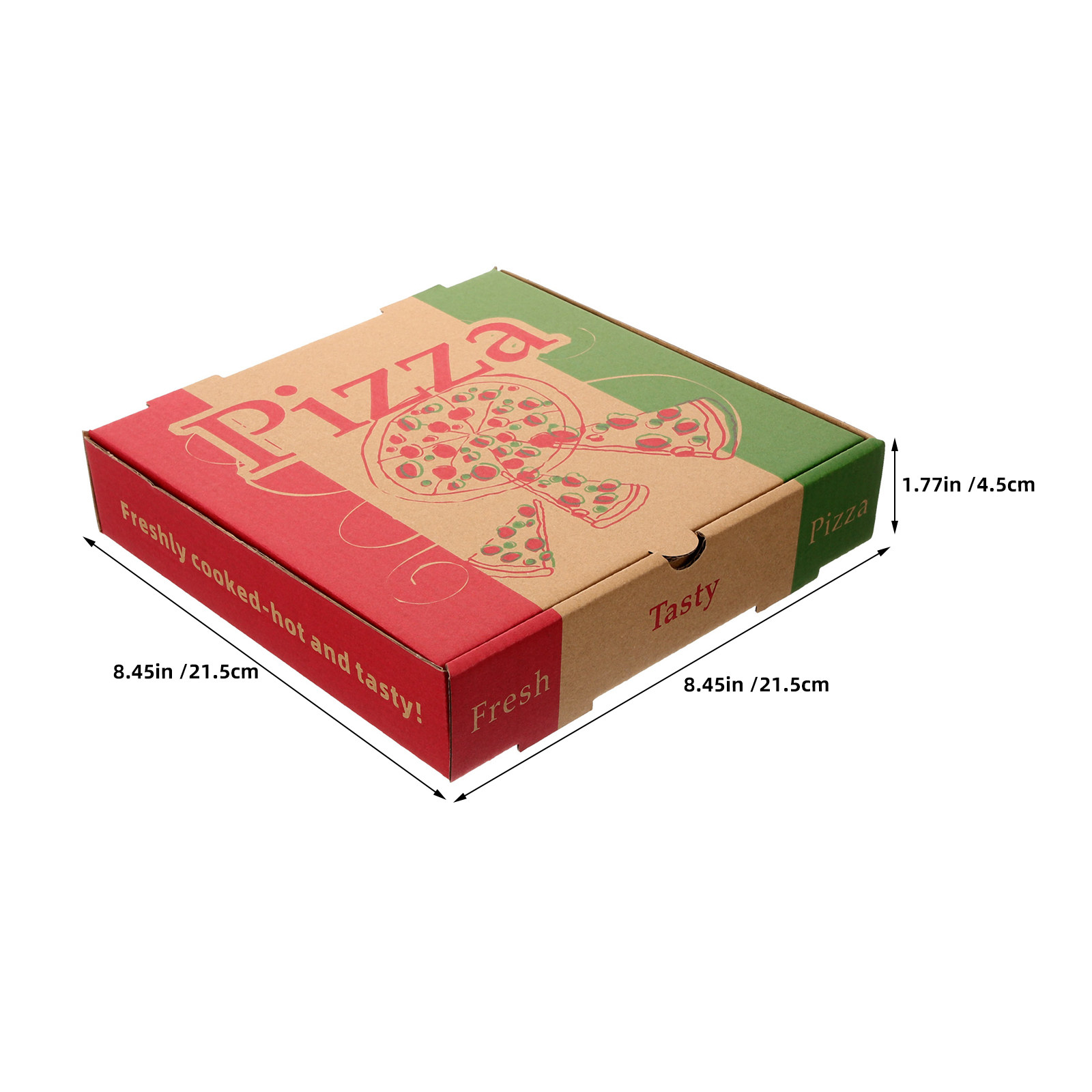 5Pcs 8 Inch Foldable Pizza Sto - Food Storage In Restaurant avis et prix