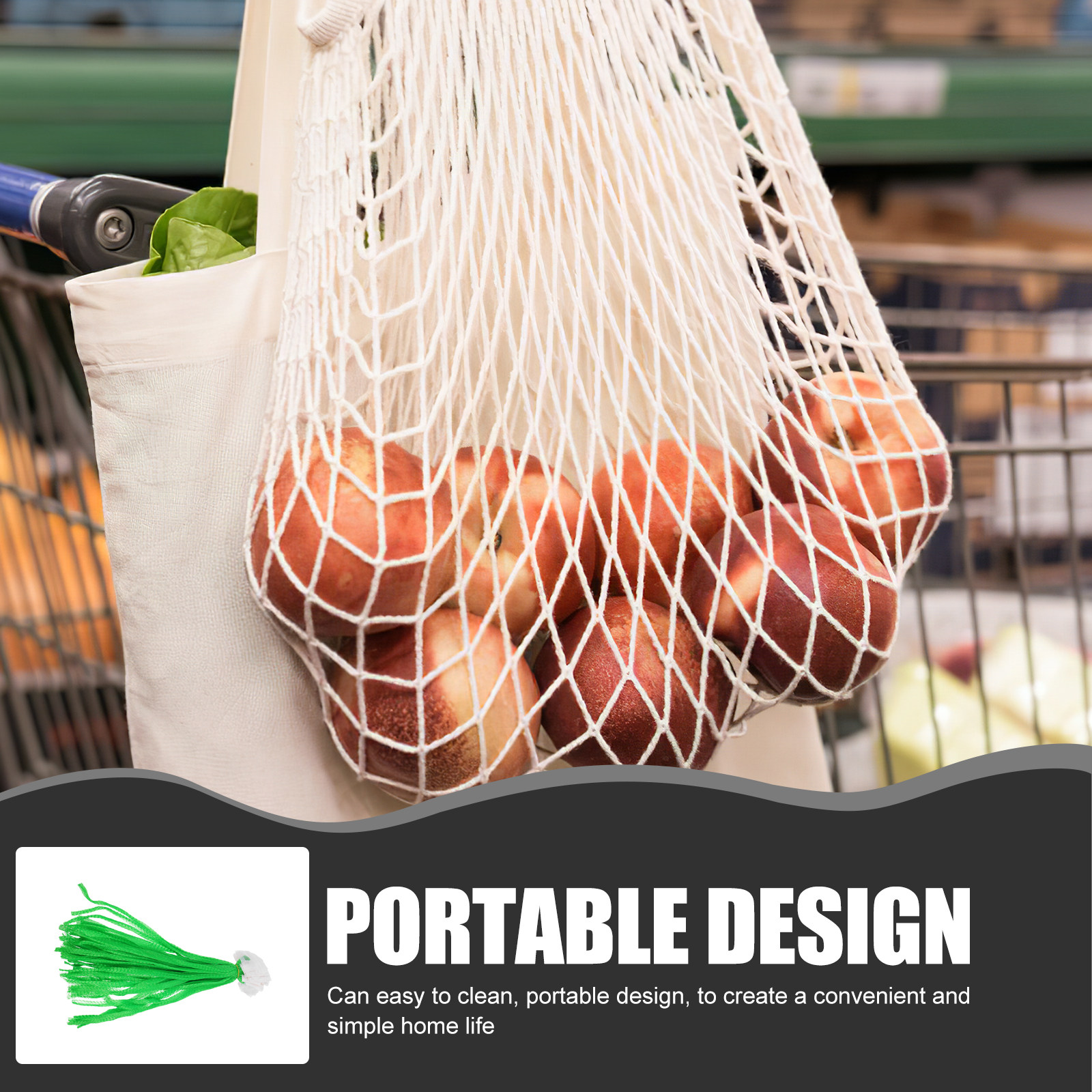 100Pcs Vegetable Mesh Bags Reu - Produce Bag Reusable Mesh avis et prix