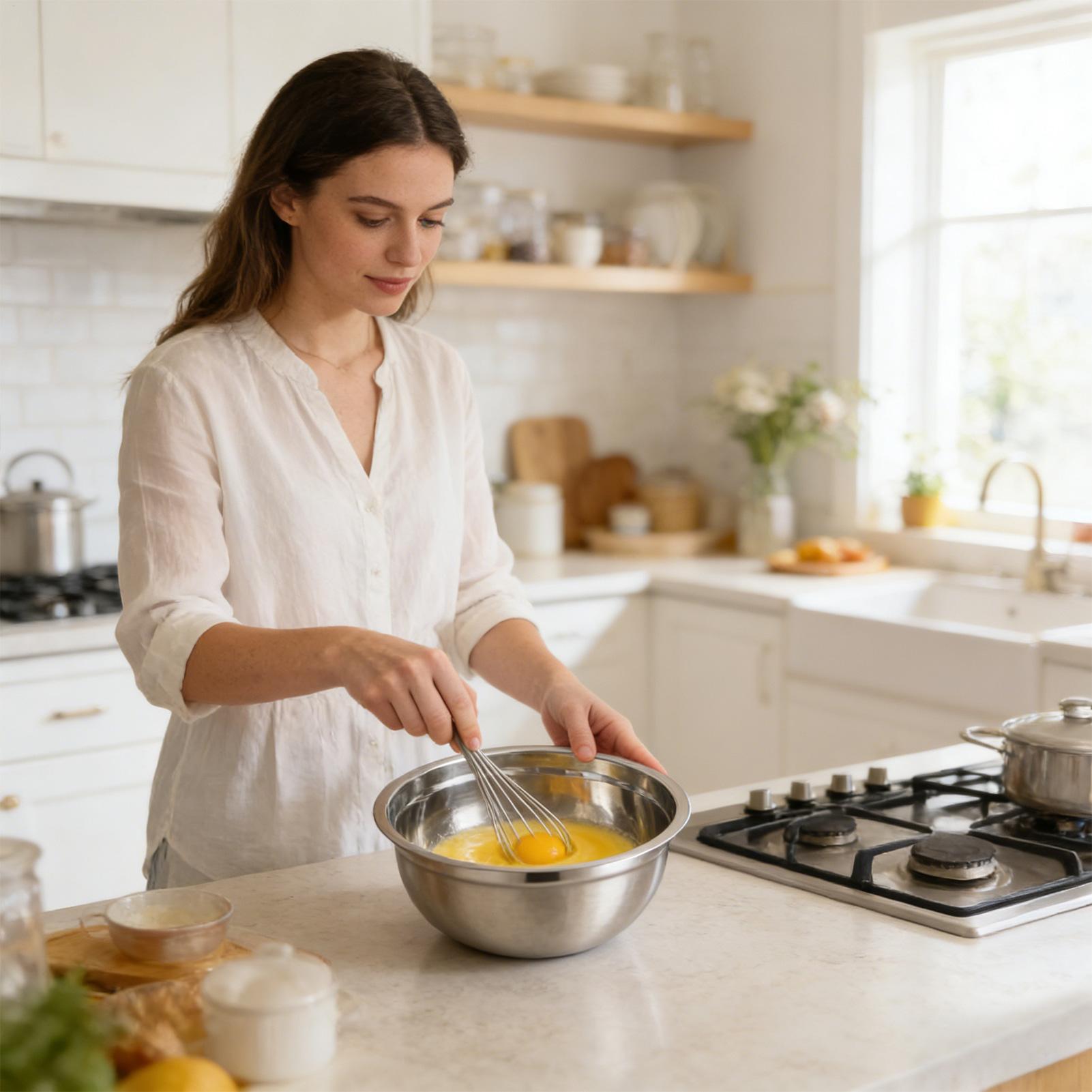 Metal Mixing Bowls Nesting Rou - Food Storage Bowls avis et prix