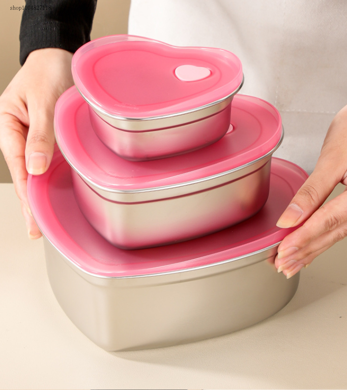 2025new304stainless steel hear - Food Storage With Colander avis et prix