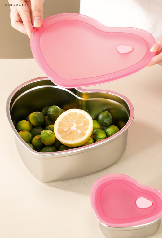 2025new304stainless steel hear - Food Storage With Colander avis et prix