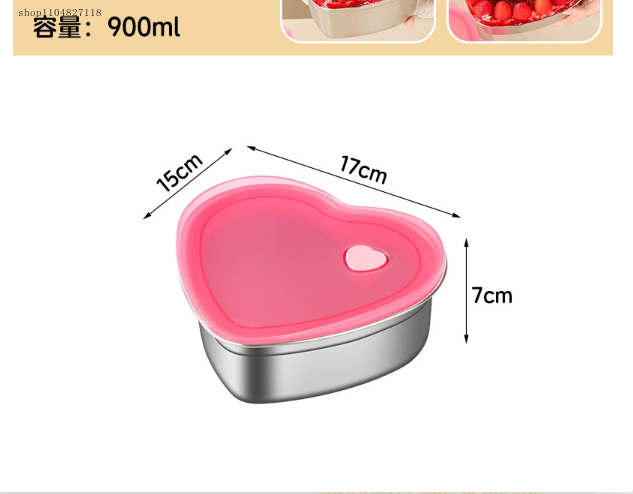 2025new304stainless steel hear - Food Storage With Colander avis et prix
