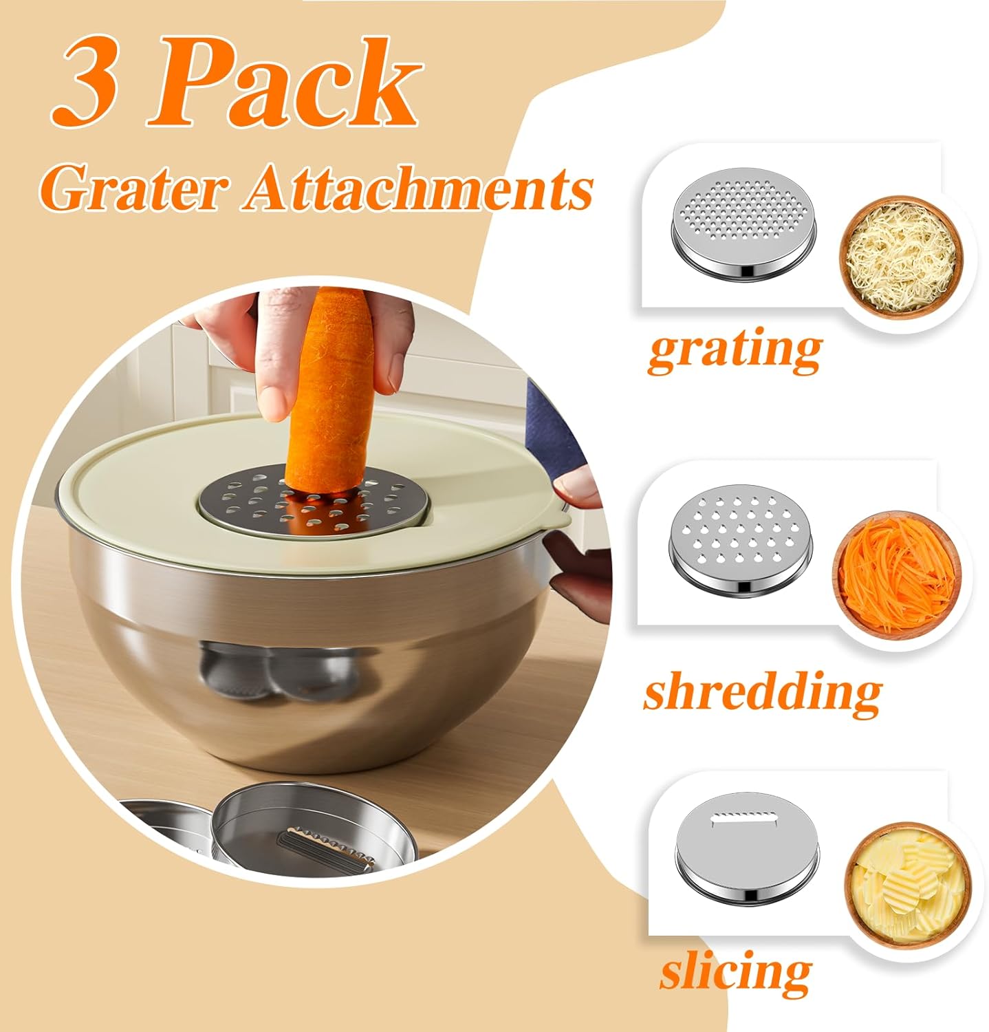 Mixing Bowls with Lids Set 6PC - Food Storage Bowls avis et prix