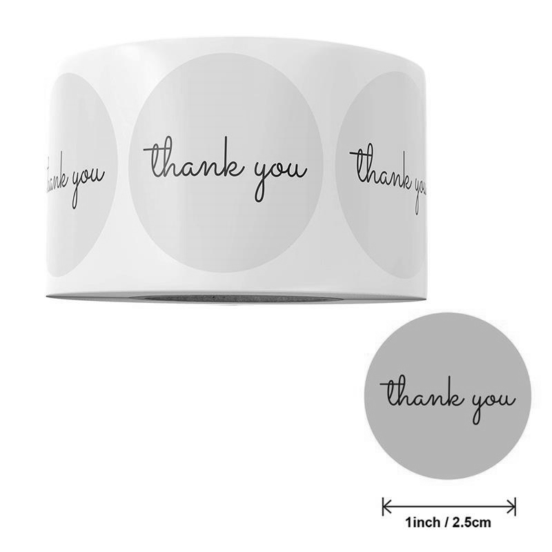 500 Thank You Stickers Roll 25 - Food Storage Labels avis et prix