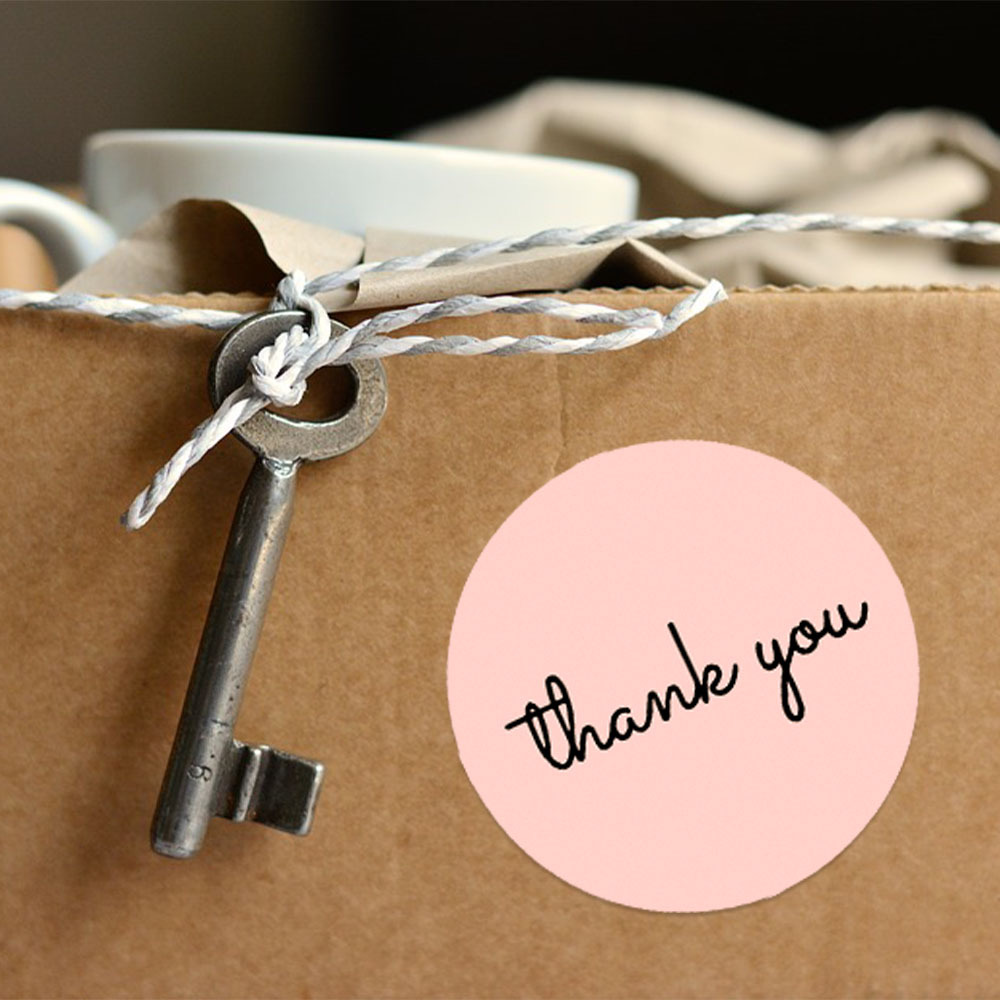 500 Thank You Stickers Roll 25 - Food Storage Labels avis et prix