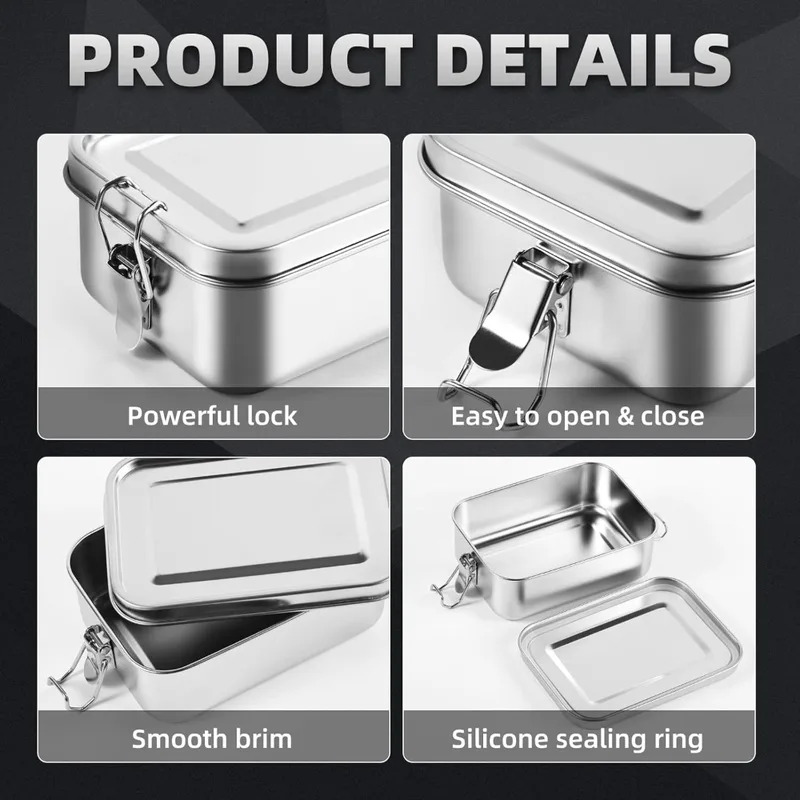 304 Stainless Steel 1200/2400m - Food Storage Metal Box avis et prix