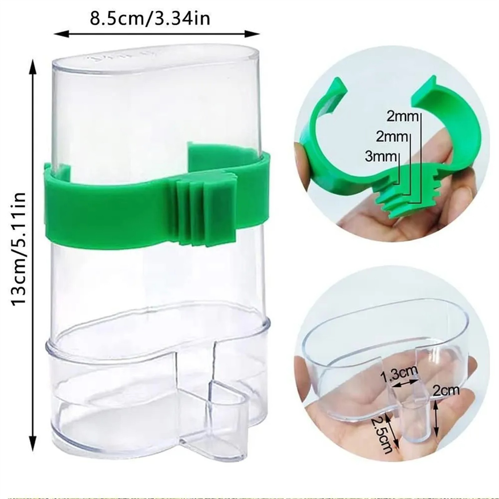 Bird Water Drinker Feeder Cont - Portion Control Container avis et prix