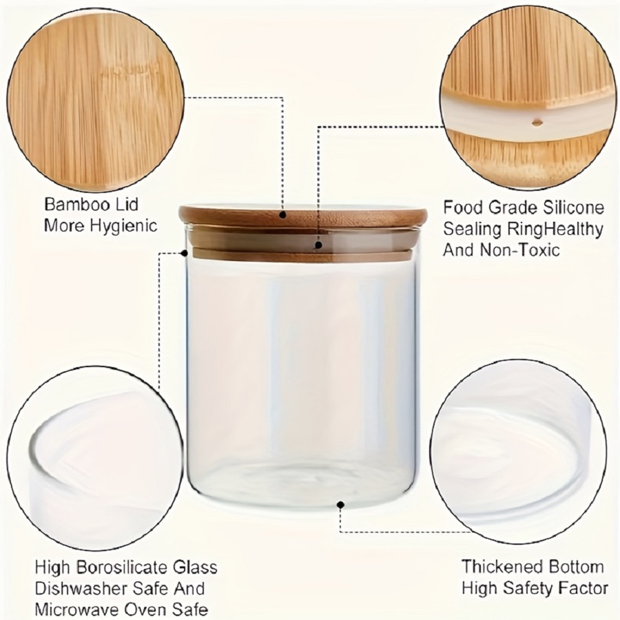 12-Pack 8oz Glass Spice Jars w - Food Storage Labels avis et prix