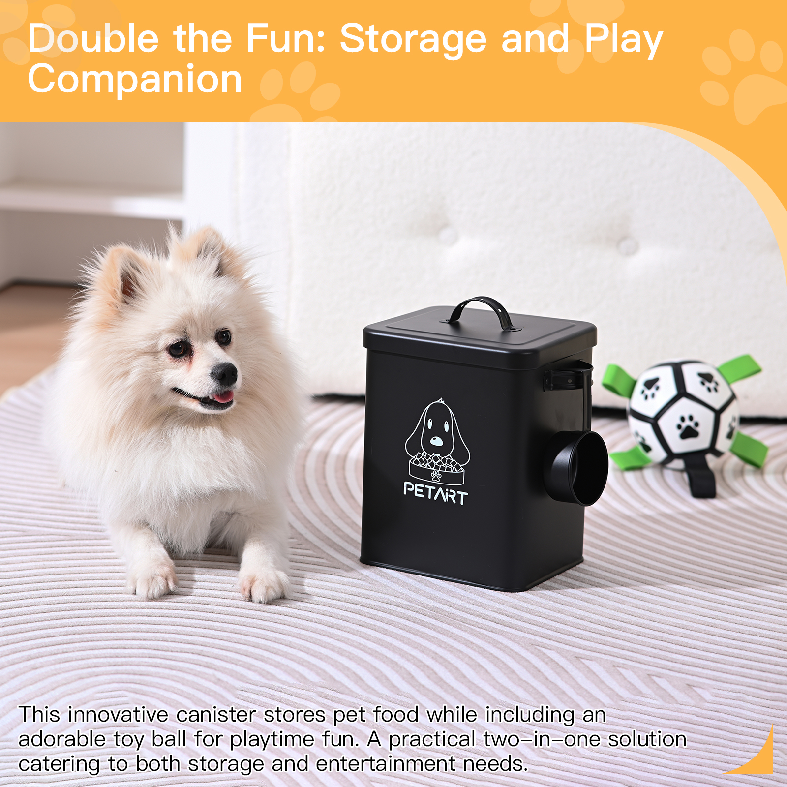 Large Capacity Pet Dog Feeders - Food Storage Pet avis et prix