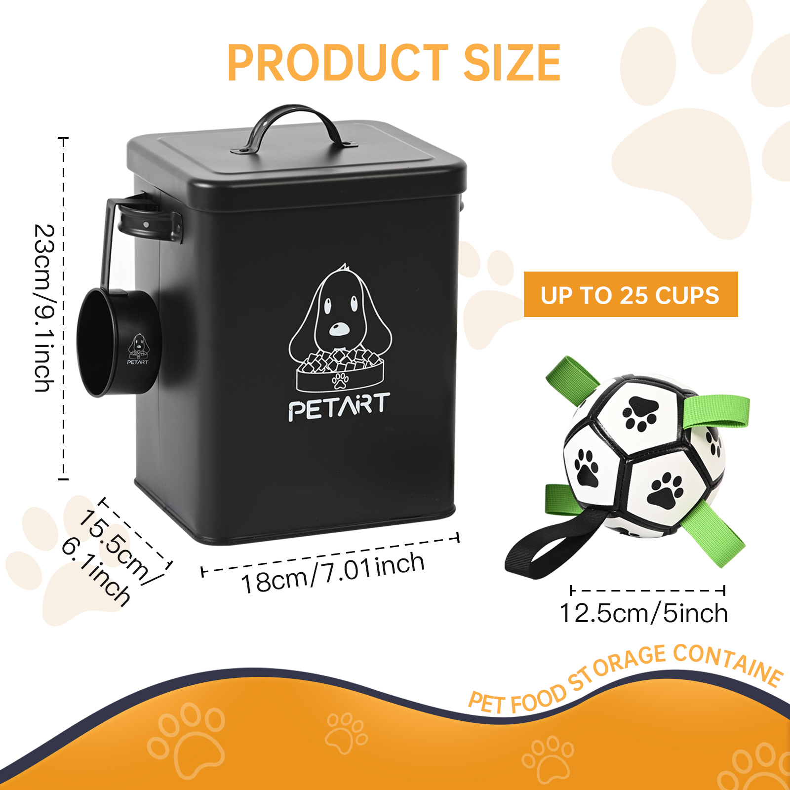 Large Capacity Pet Dog Feeders - Food Storage Pet avis et prix
