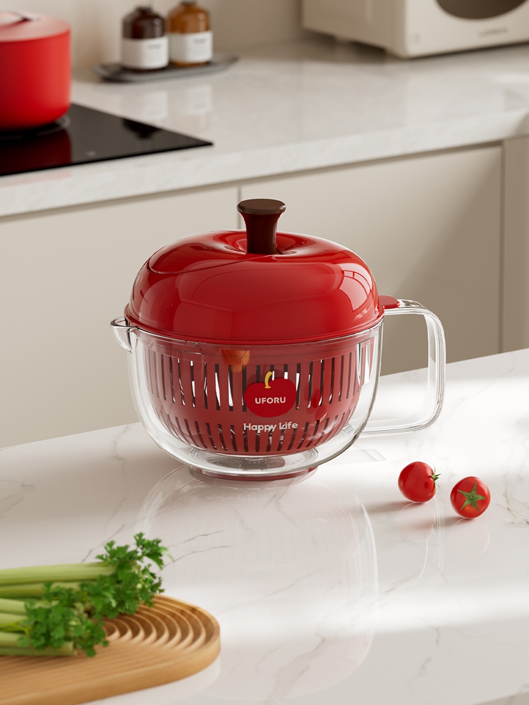 Joined Large Salad Spinner wit - Xxl Food Storage Container avis et prix