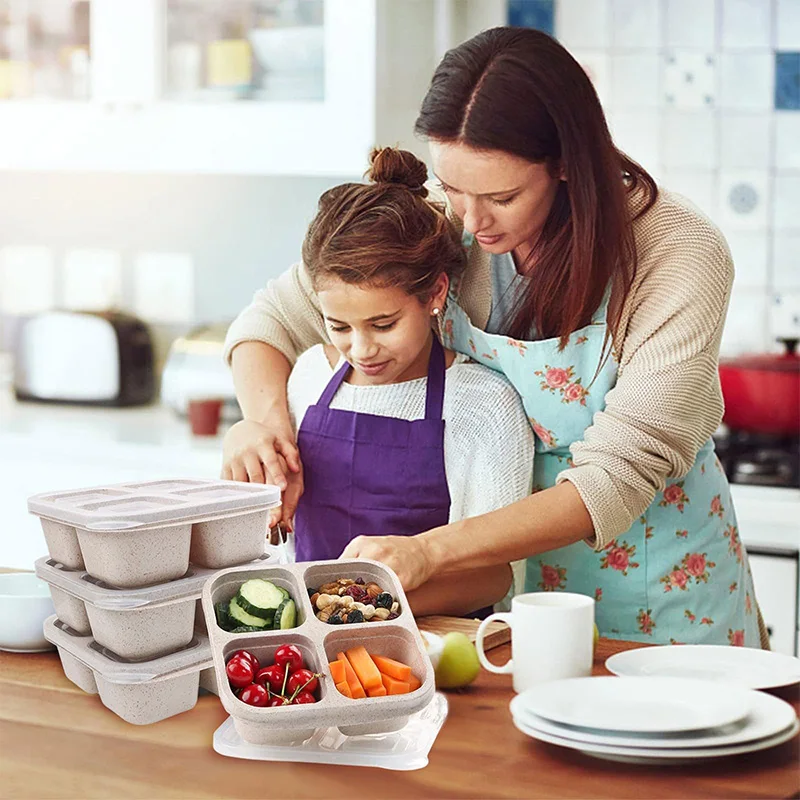4 Grids Food Storage Box Porta - Food Storage Safe avis et prix